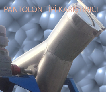 PANTOLON TİPİ HAMMADDE KARIŞTIRICISI